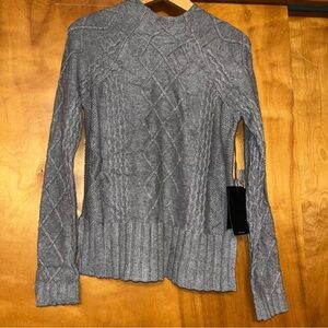 Cyrus Cable Funnel Neck Sweater